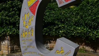Picture of the welcome to cHapeltown sculpture
